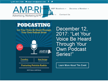 Tablet Screenshot of amp-ri.com